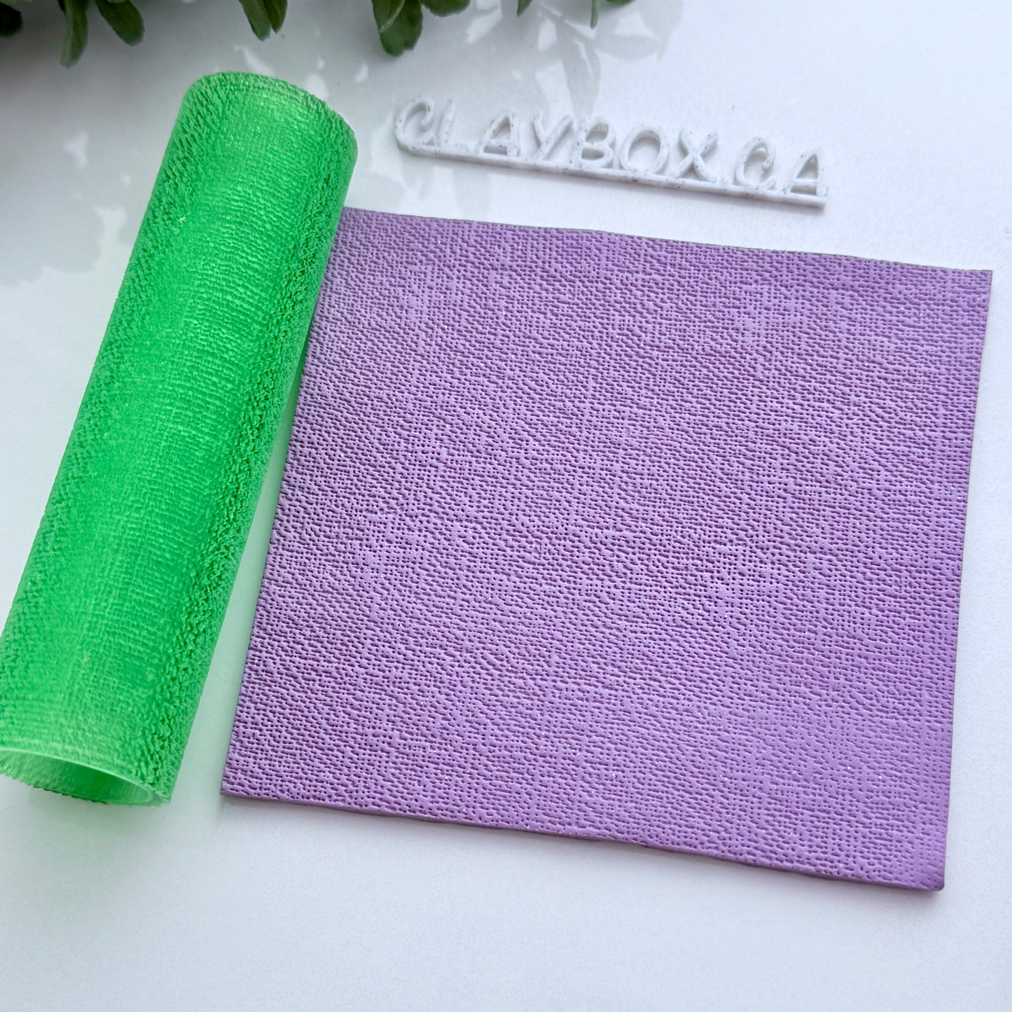 Muslin Texture Roller for Polymer Clay – 3D Printed Roller for Subtle Fabric Imprint