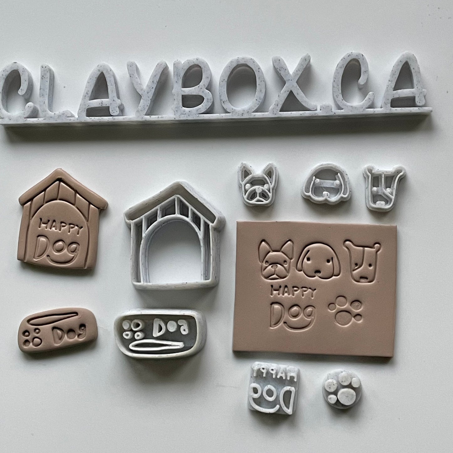 Happy dog stamps and cutters set