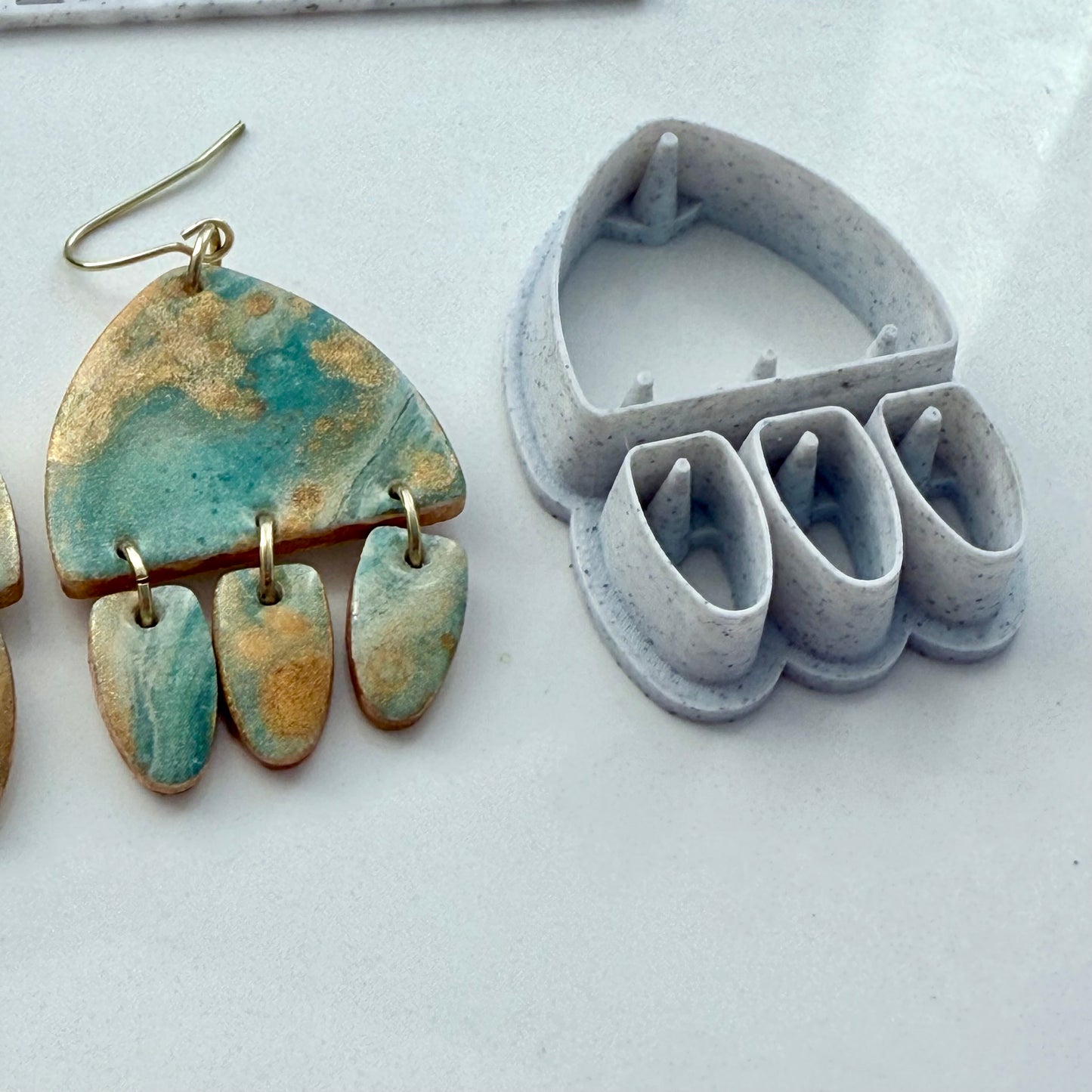 Teardrop Trio Arch Cutter – Multi Clay Cutter for Polymer Clay Earrings