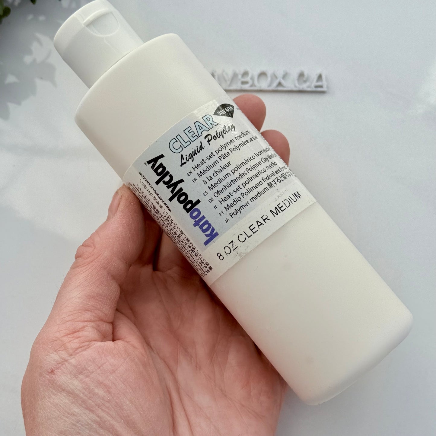 Kato Liquid Polyclay – 8oz Clear Medium