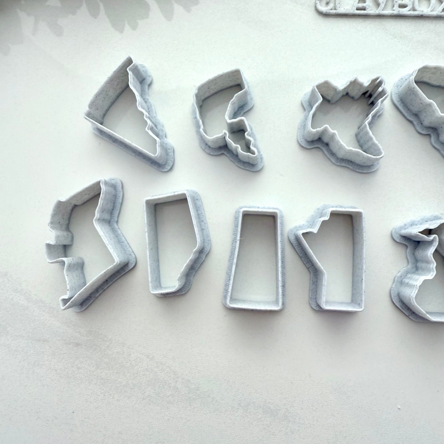 Canadian Province Polymer Clay Cutters – All Provinces & Territories – Canada Map Clay Cutters – Earring Cutters – Clay Box Supplies