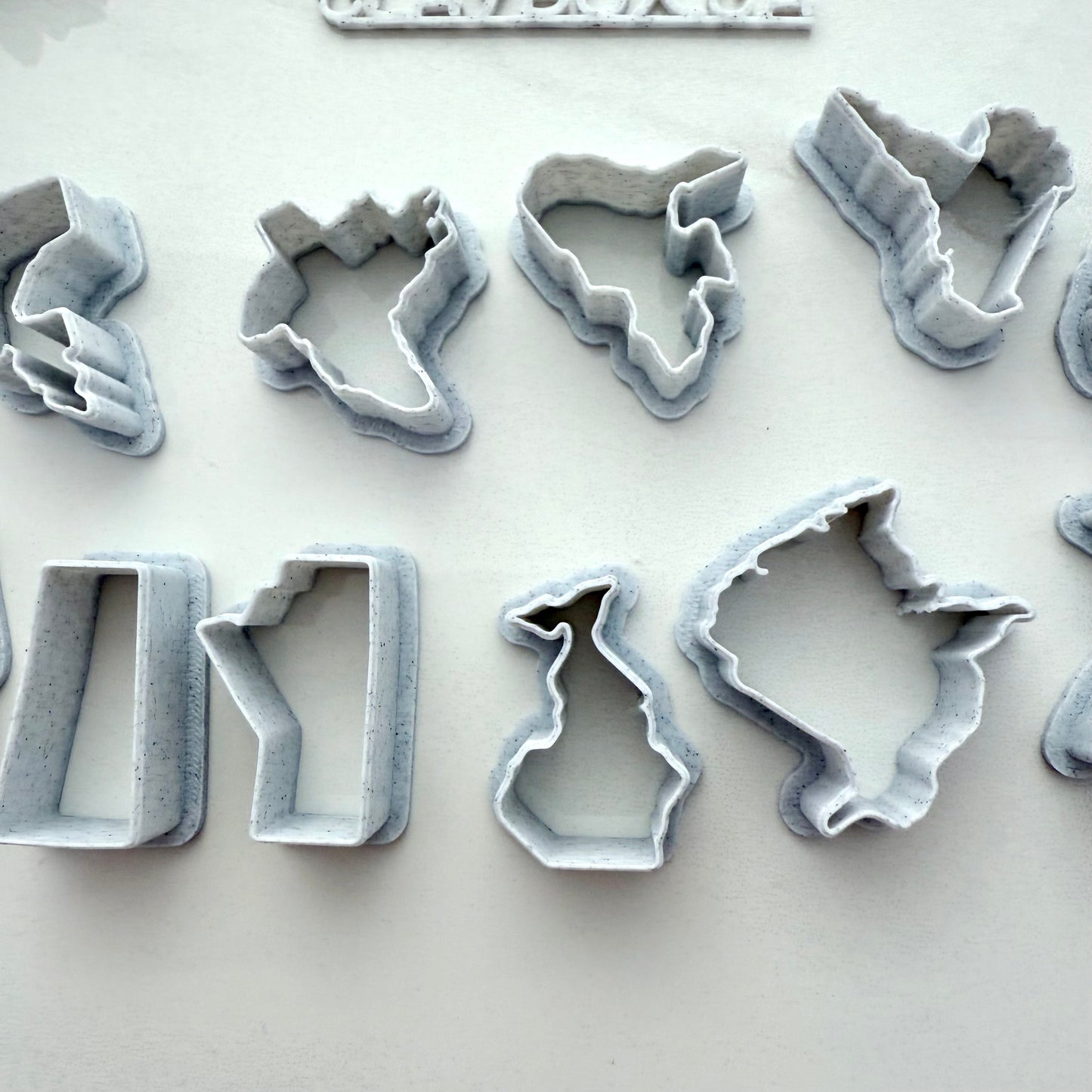 Canadian Province Polymer Clay Cutters – All Provinces & Territories – Canada Map Clay Cutters – Earring Cutters – Clay Box Supplies