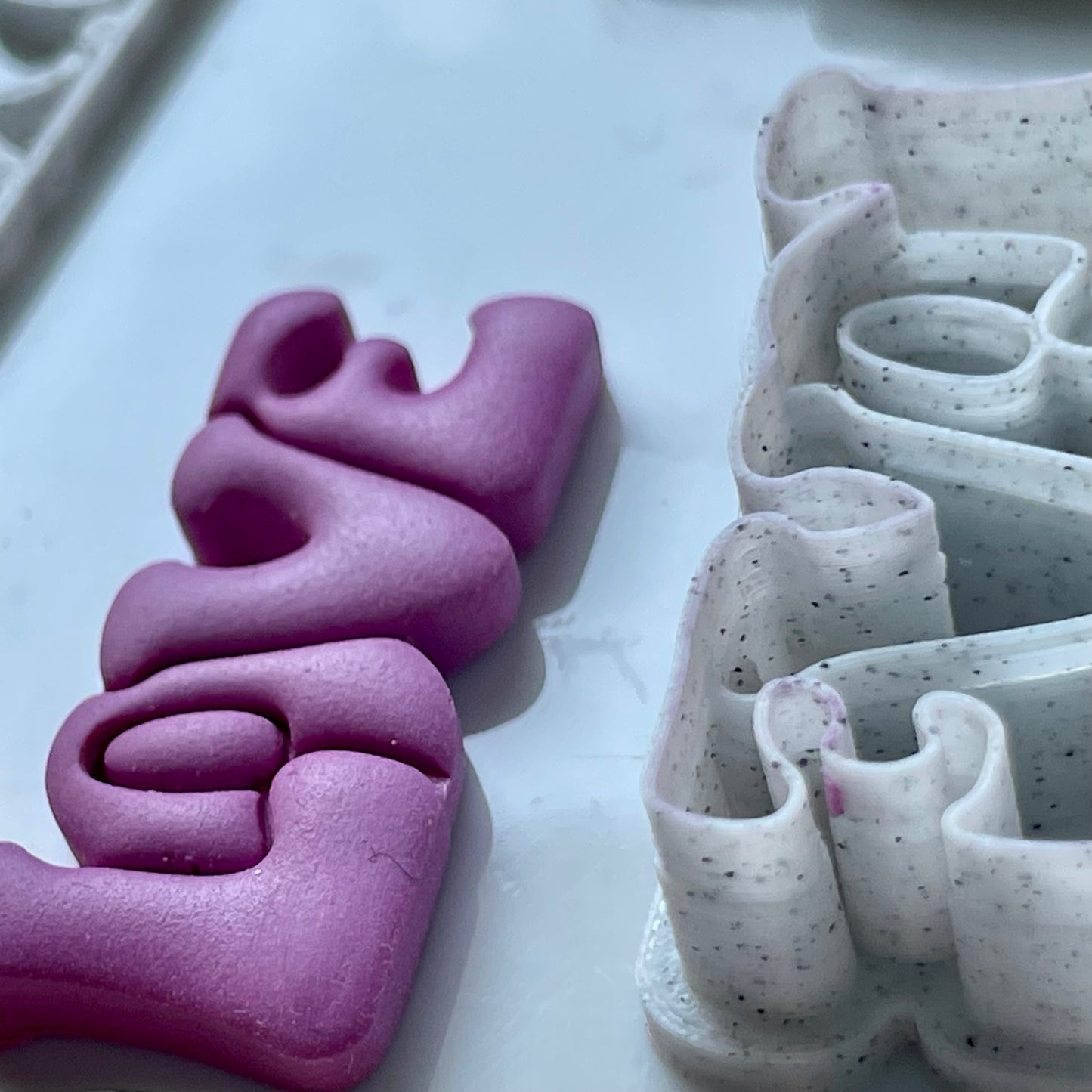 Love word stamp/cutter