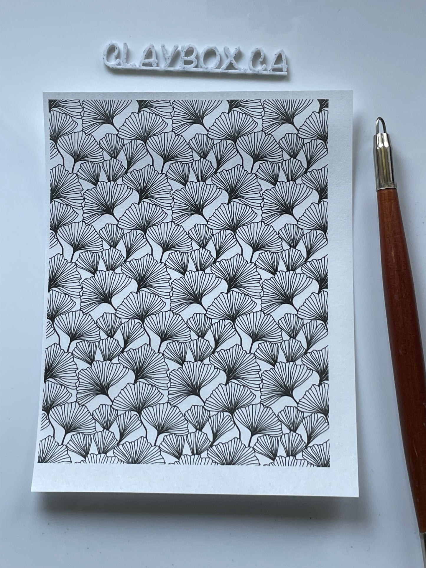 Various image transfers - for use with polymer clay