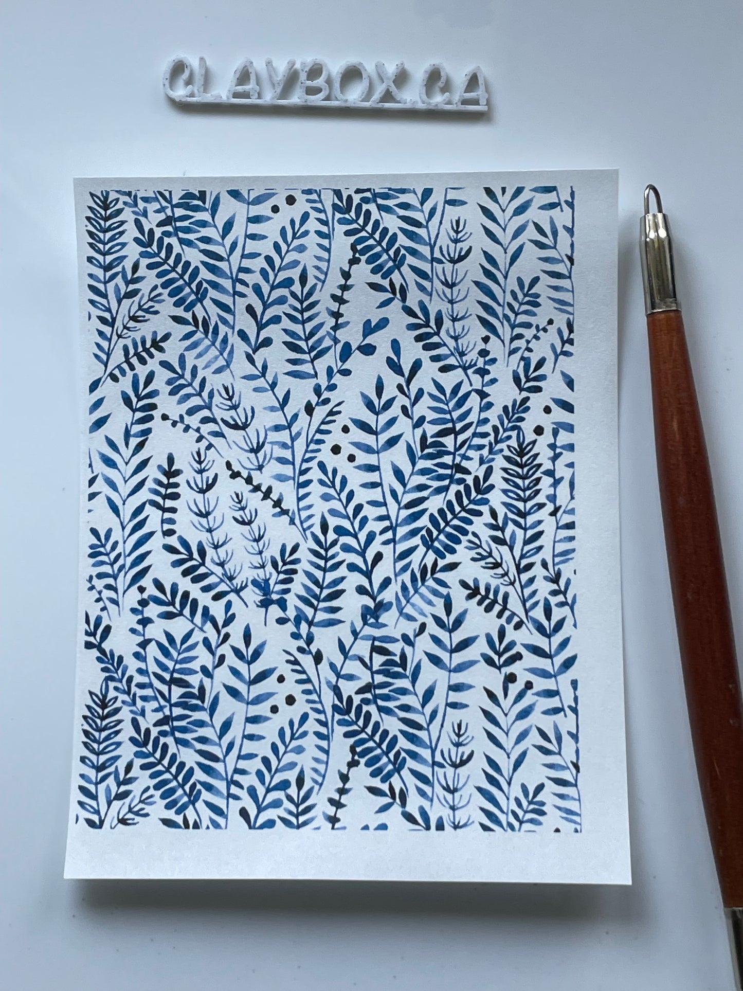 Various image transfers - for use with polymer clay