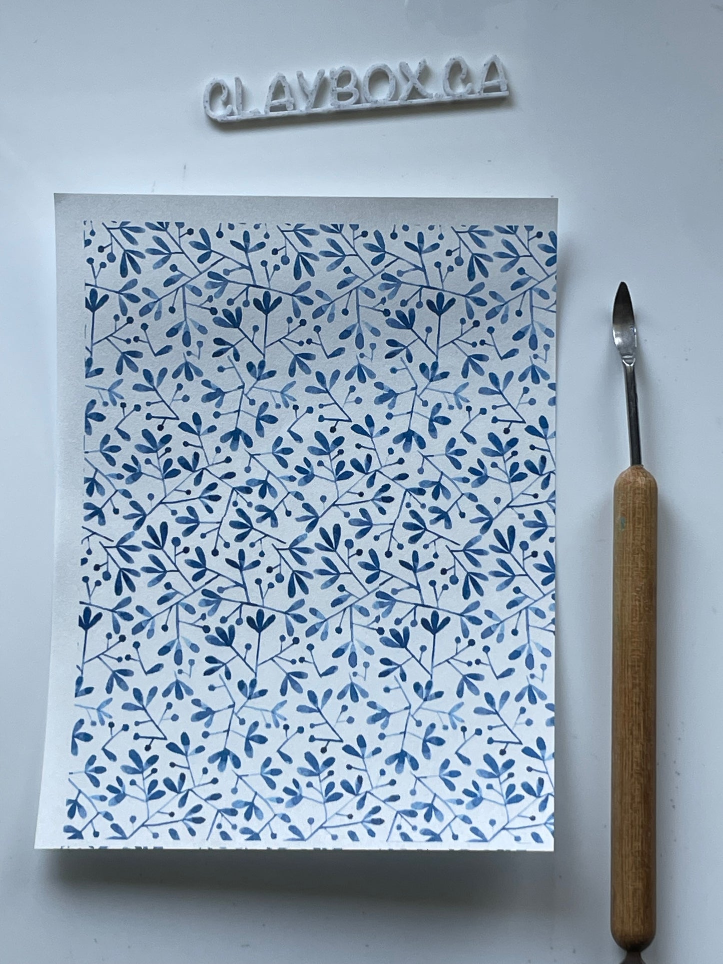 Various image transfers - for use with polymer clay