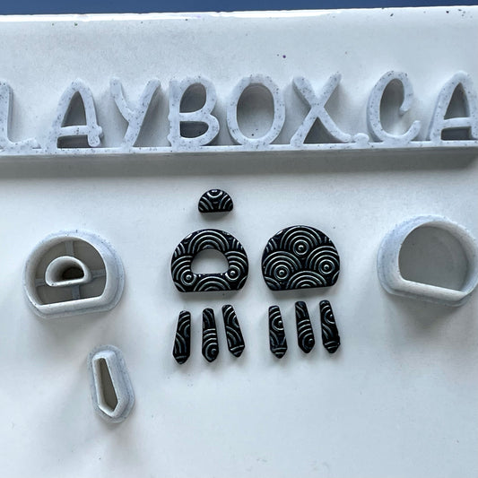 Part circle dangle cutter set - three pieces