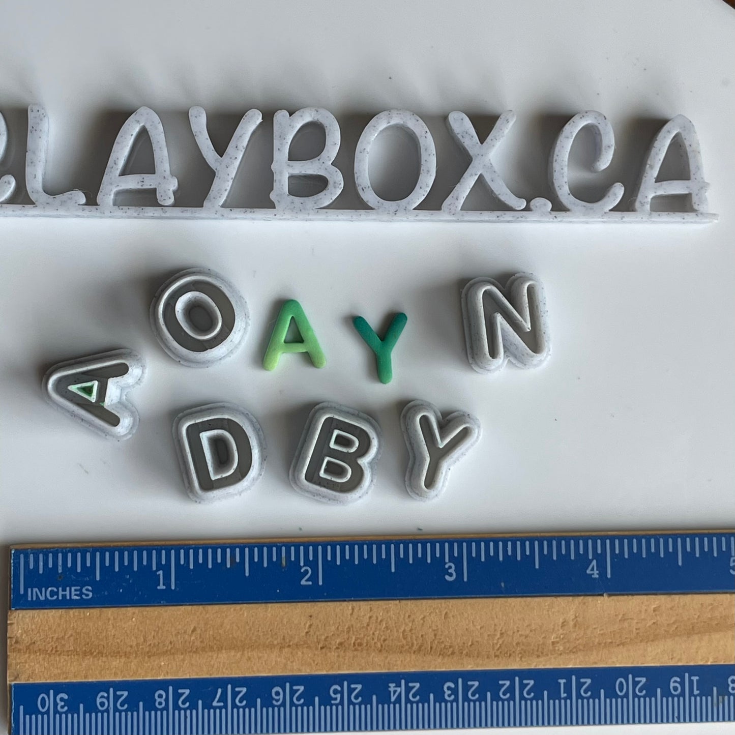 Alphabet cutters