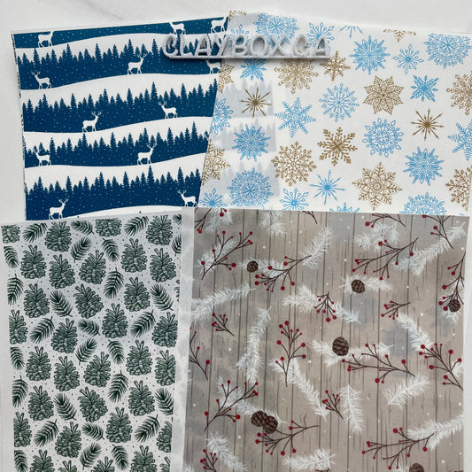 Image transfers - Christmas set 1