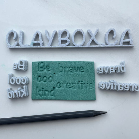 Word stamps - back to school