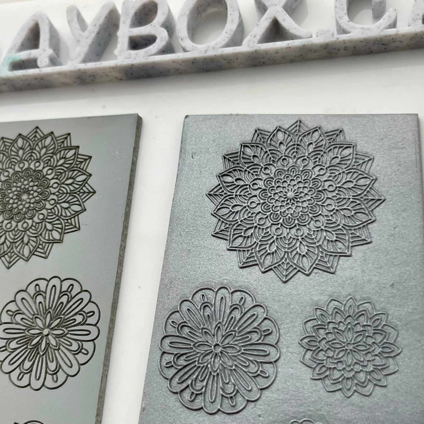 Mandala texture mat and matching cutters