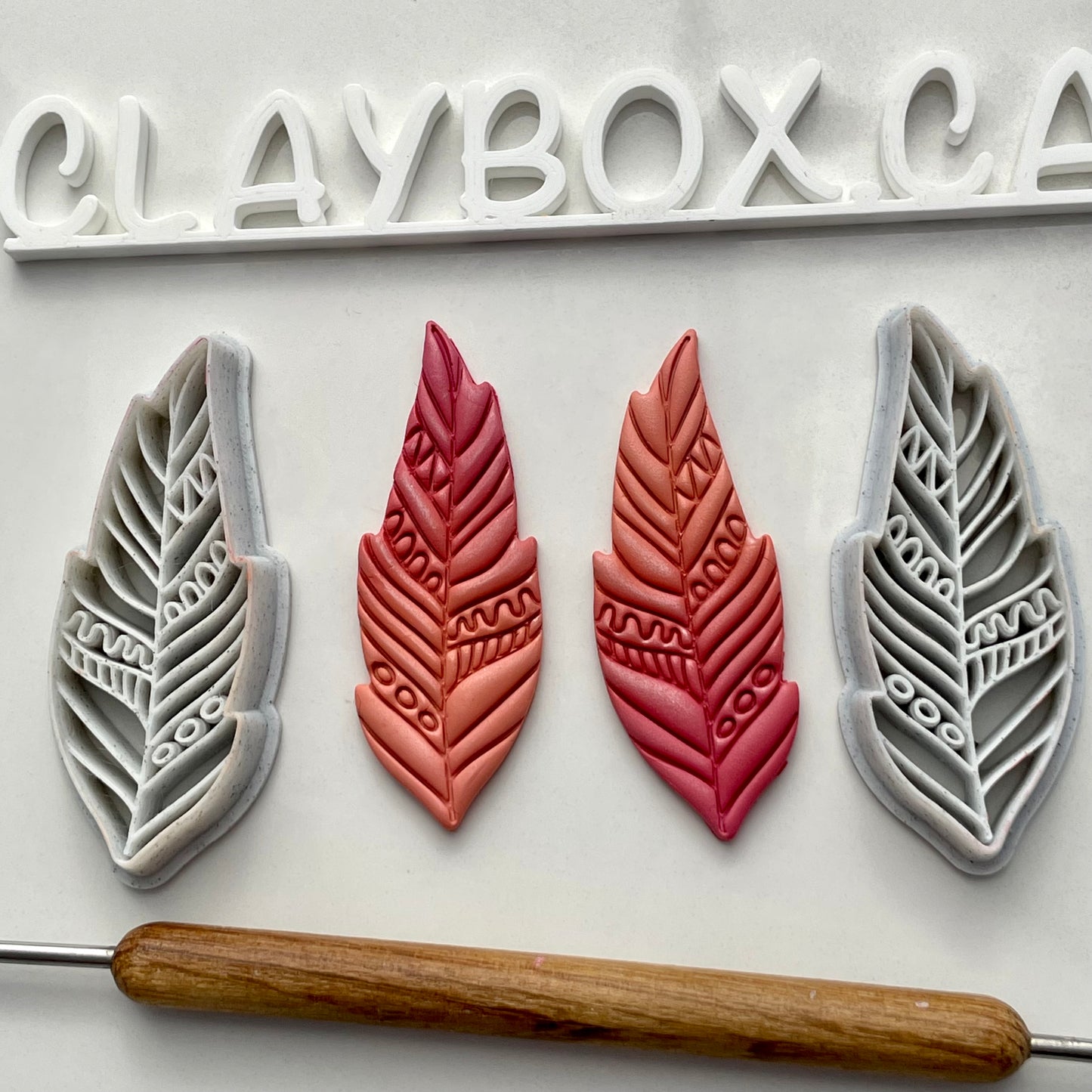 Tribal feather cutter pair