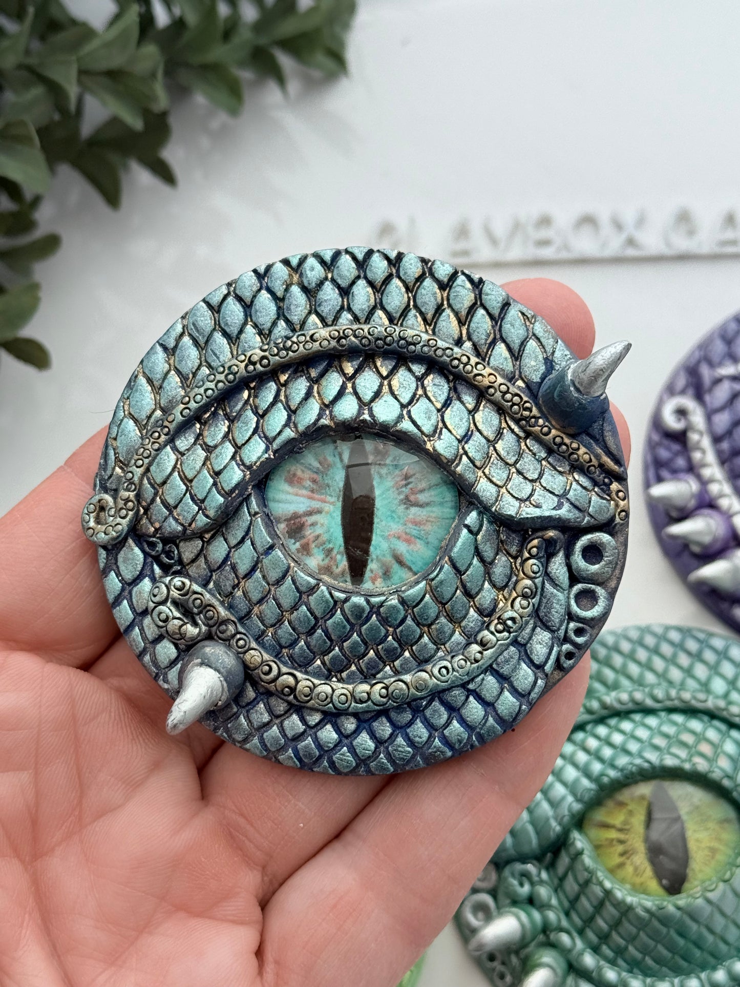 Dragon Eye Polymer Clay Cutter Set – 5 Size Options – Includes Cutters & Detail Stamps