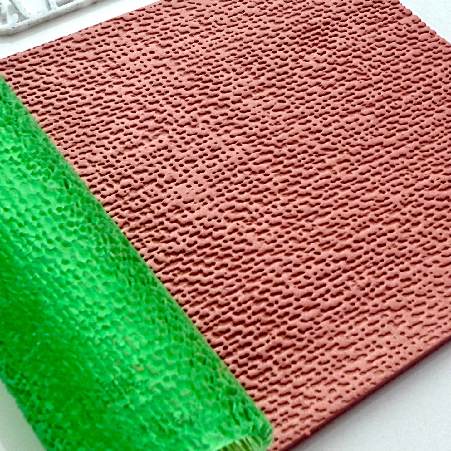 Tweed Texture Roller for Polymer Clay - Clay Roller for Crisp Fabric-Inspired Detail