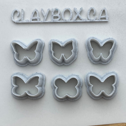 Butterfly stud cutters - made for polymer clay