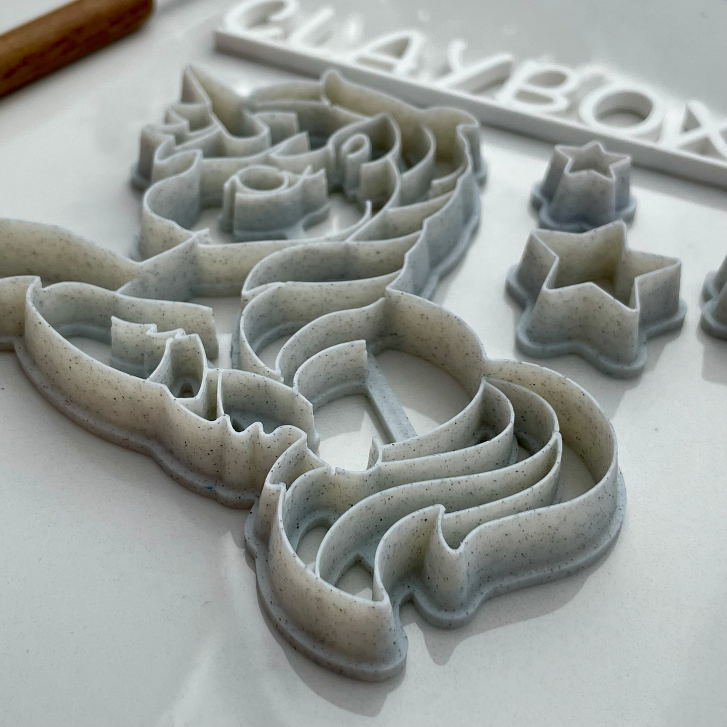 Unicorn large cutter plus three star cutters