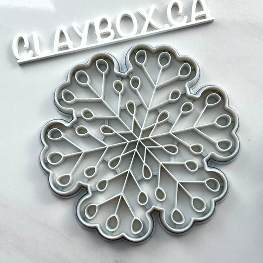 Snowflake large cutter - perfect for making ring dishes or coasters