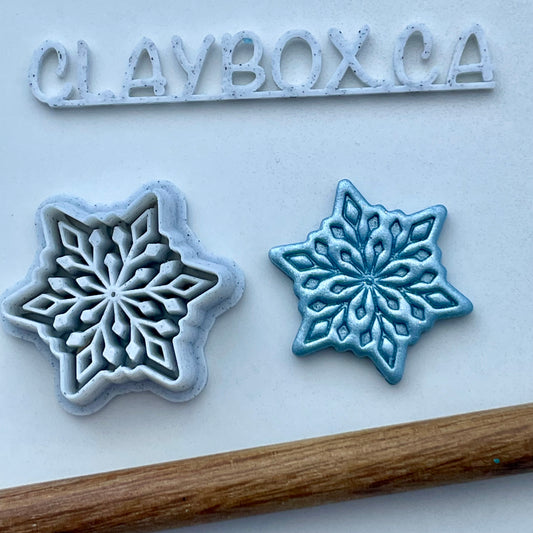 Snowflake combined stamp/cutter