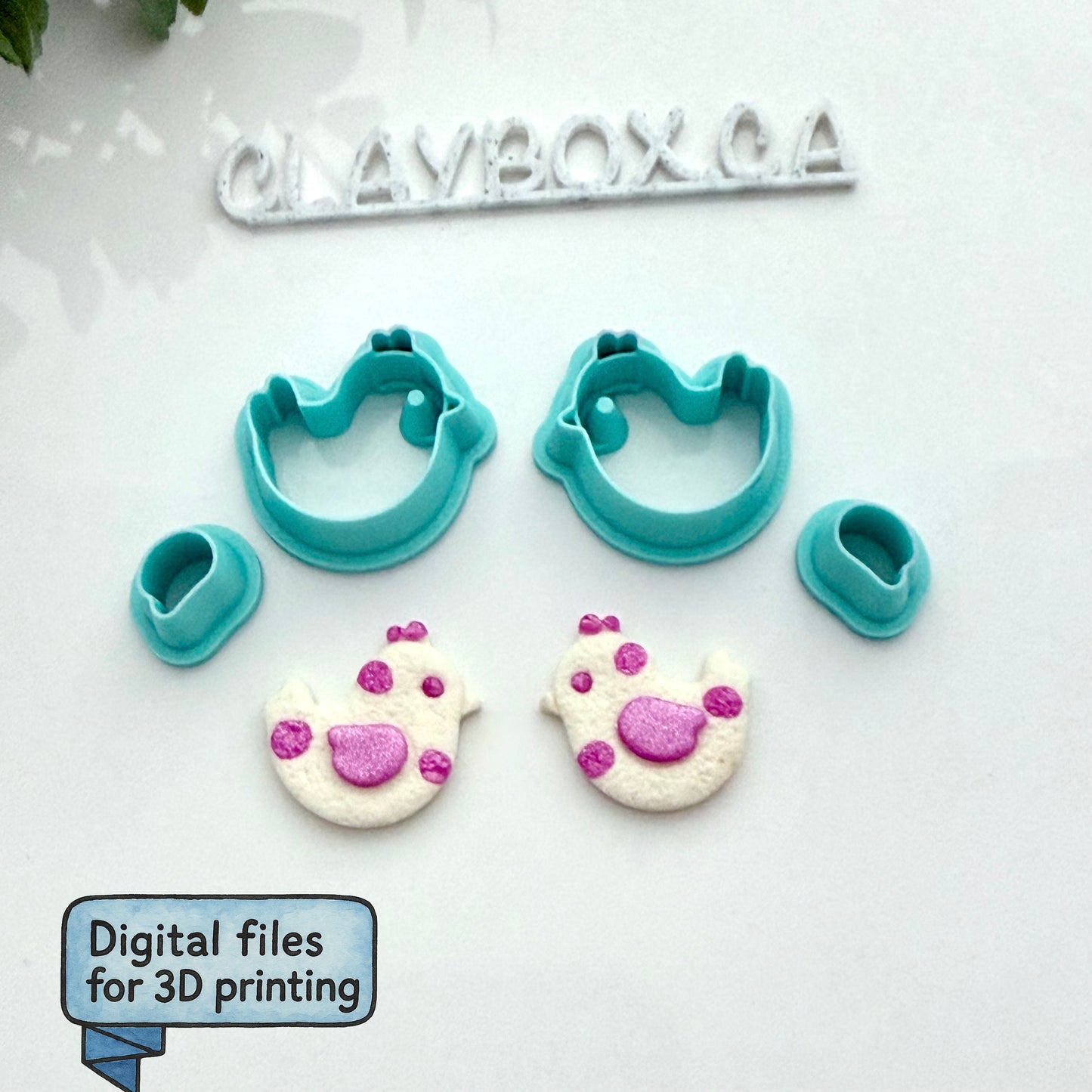 Whimsical Chick Cutter – Digital STL Files (8 Sizes)