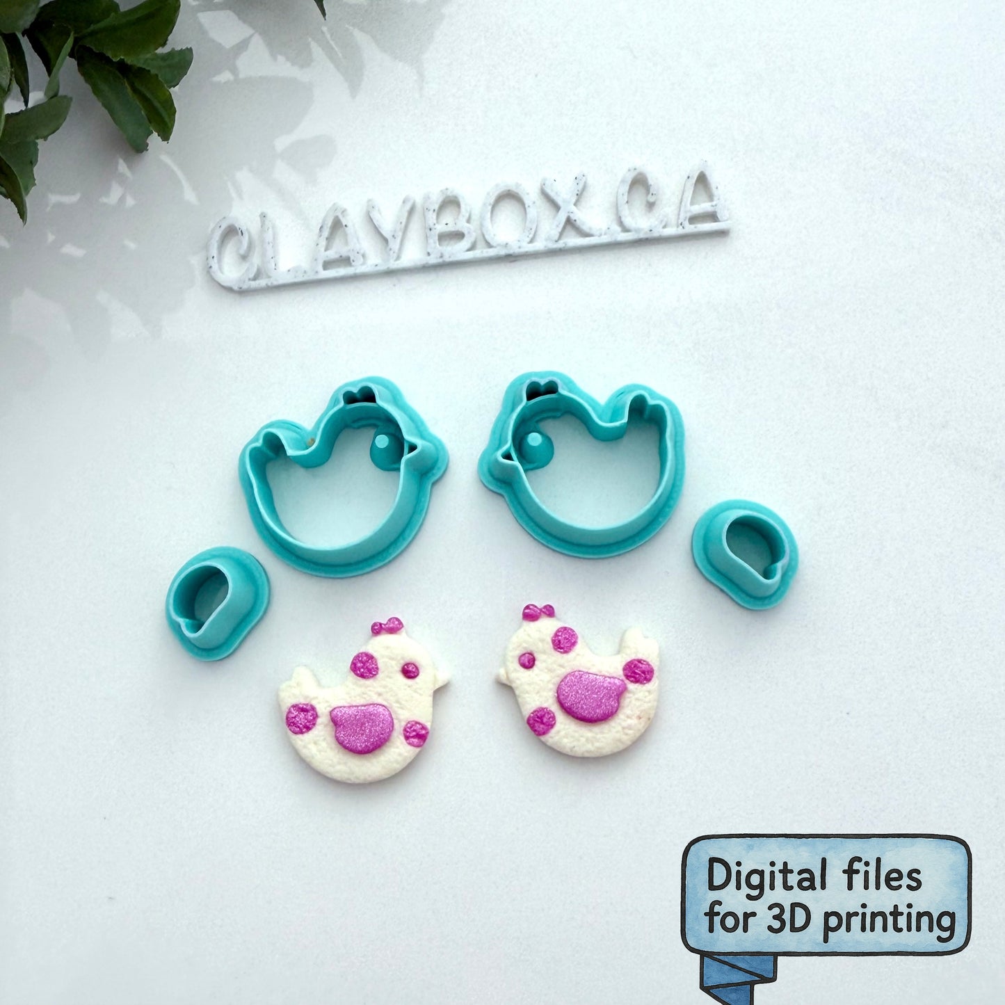 Whimsical Chick Cutter – Digital STL Files (8 Sizes)