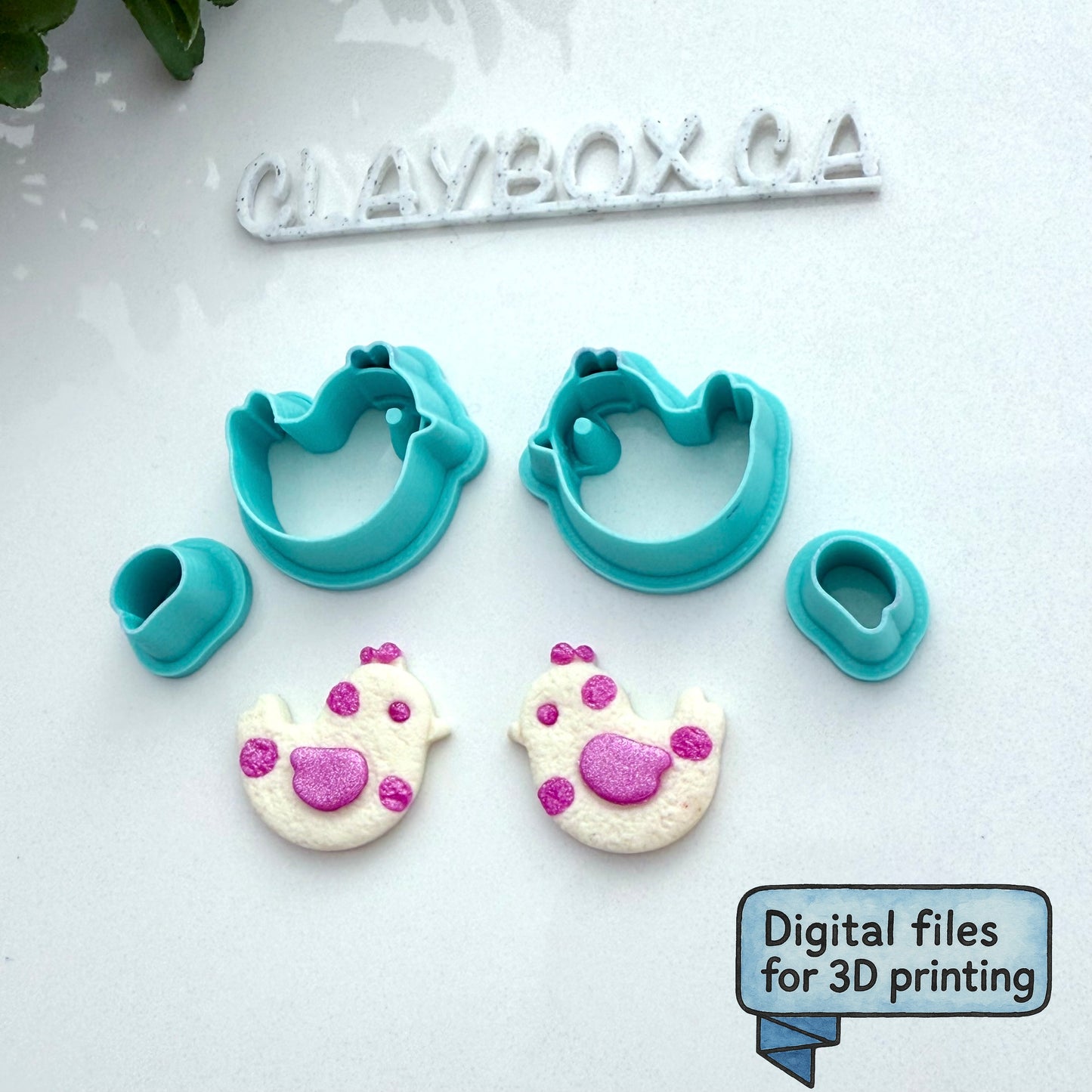 Whimsical Chick Cutter – Digital STL Files (8 Sizes)