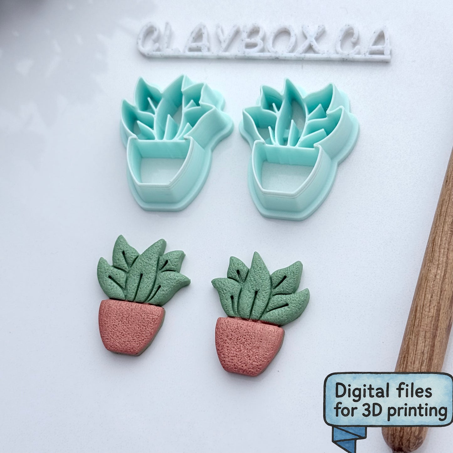 Potted Plant Cutter Pair – Digital STL Files for 3D Printing