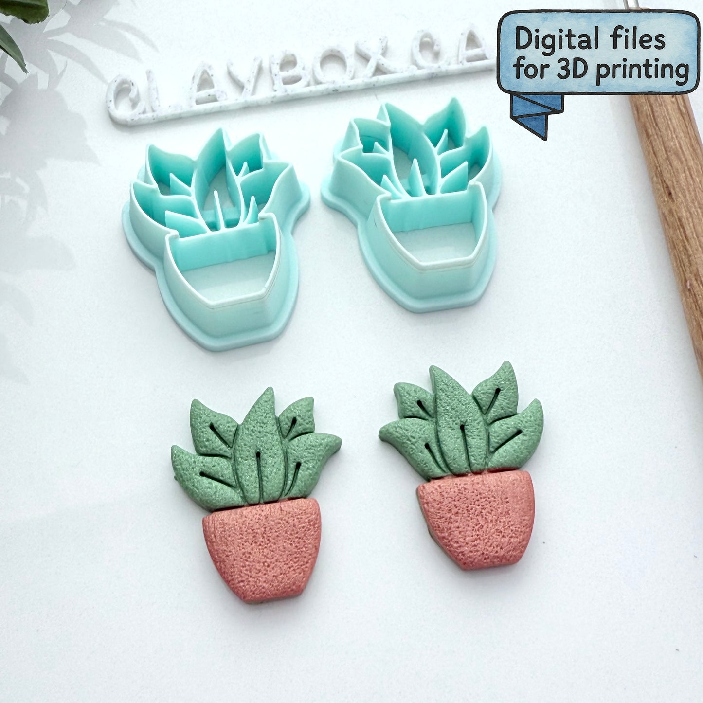 Potted Plant Cutter Pair – Digital STL Files for 3D Printing