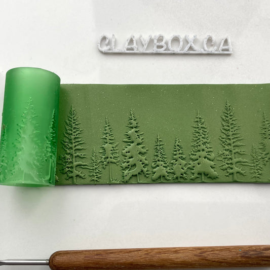 Pine trees texture roller