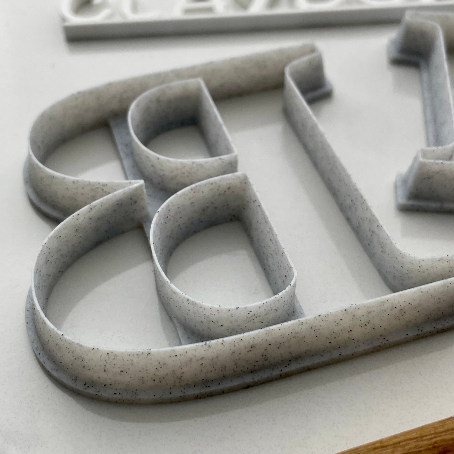 Large Letter Cutters for Polymer Clay -  in 3” and 4”