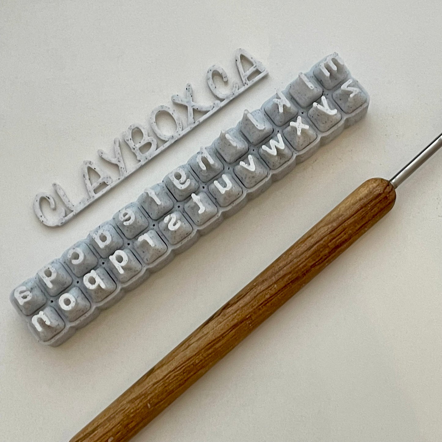 Lowercase alphabet stamp set