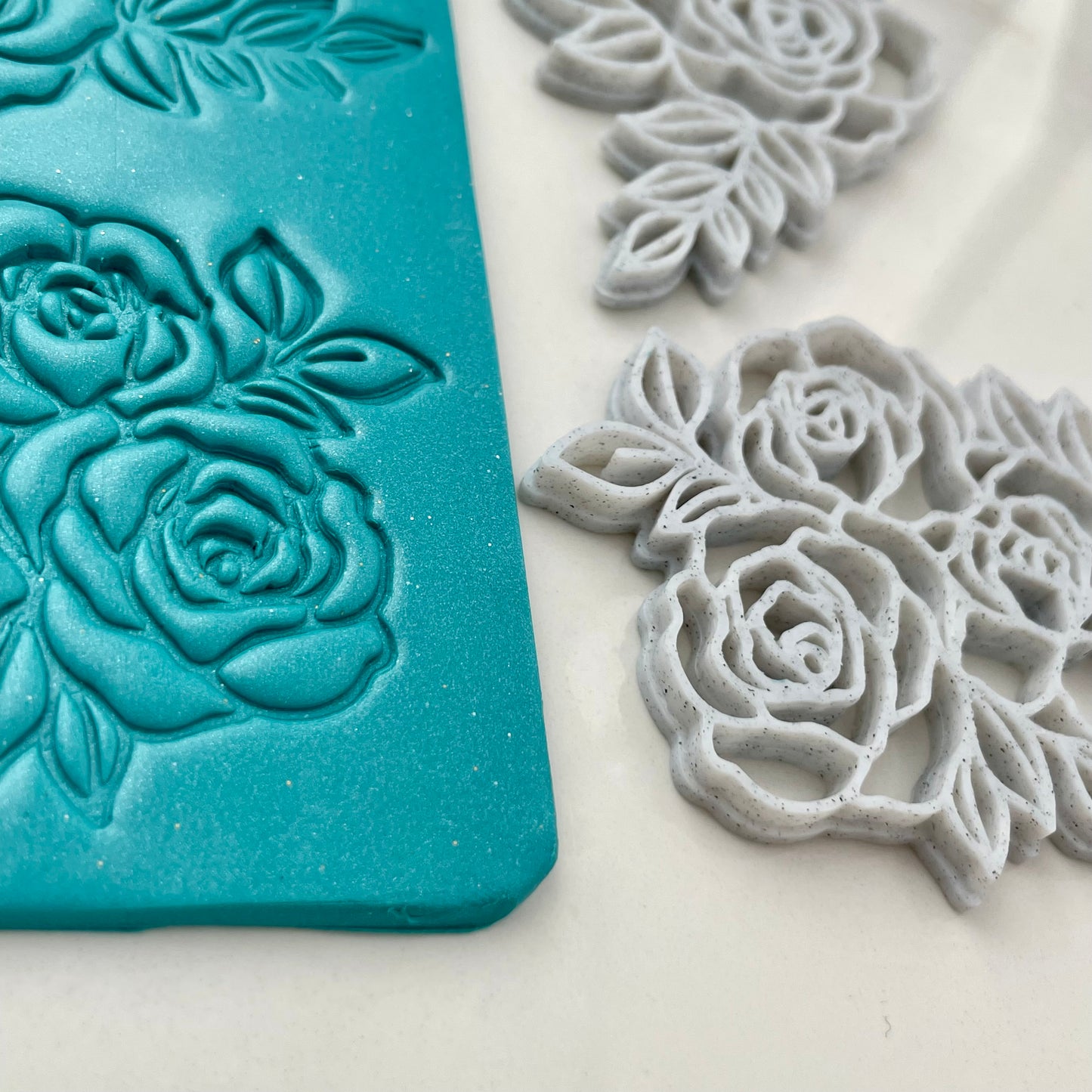 Chunky rose stamps