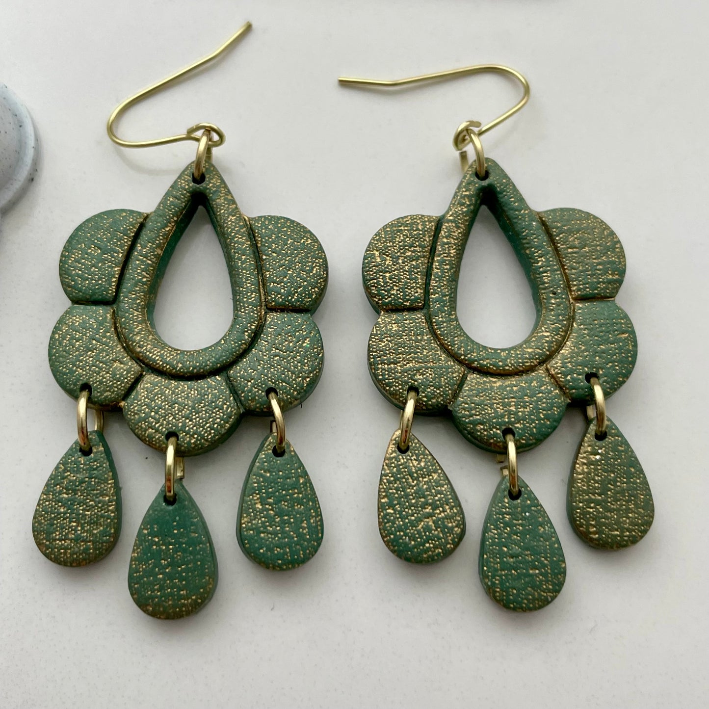 Teardrop daisy dangle cutter set - two pieces