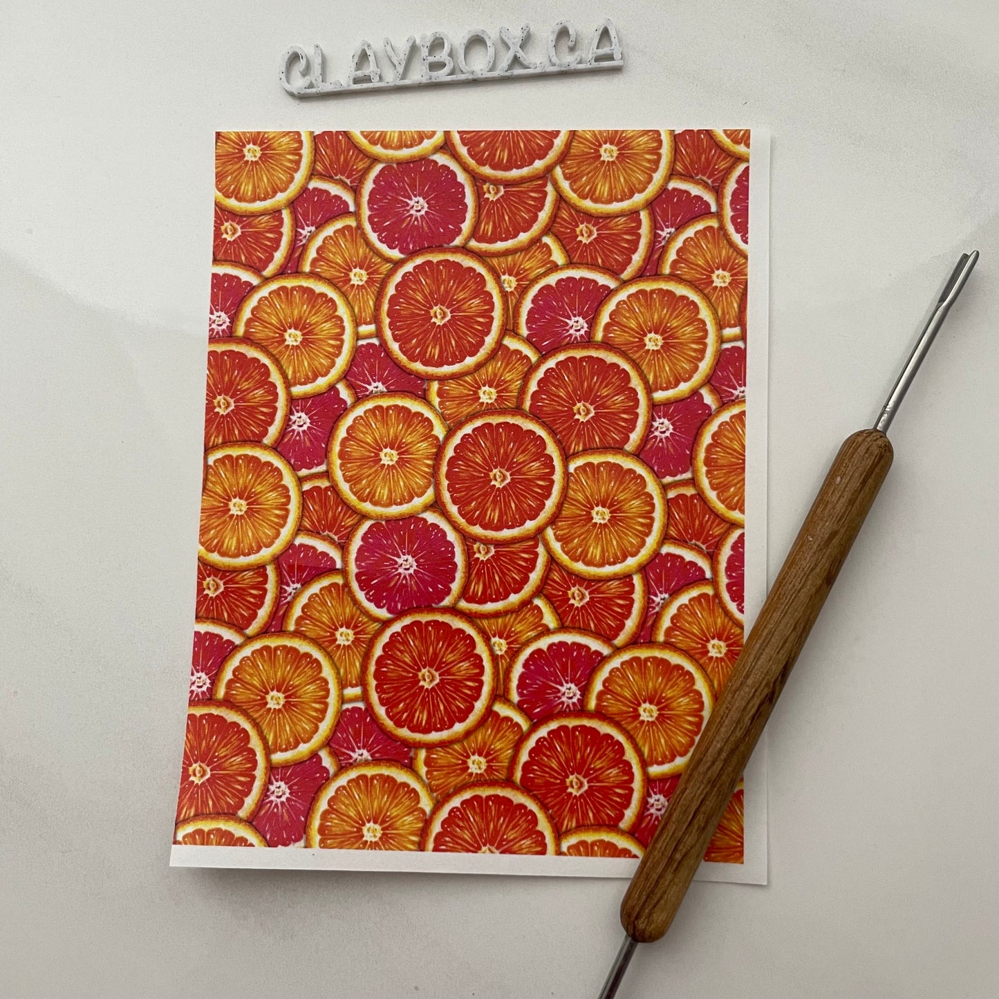 Various image transfers - for use with polymer clay