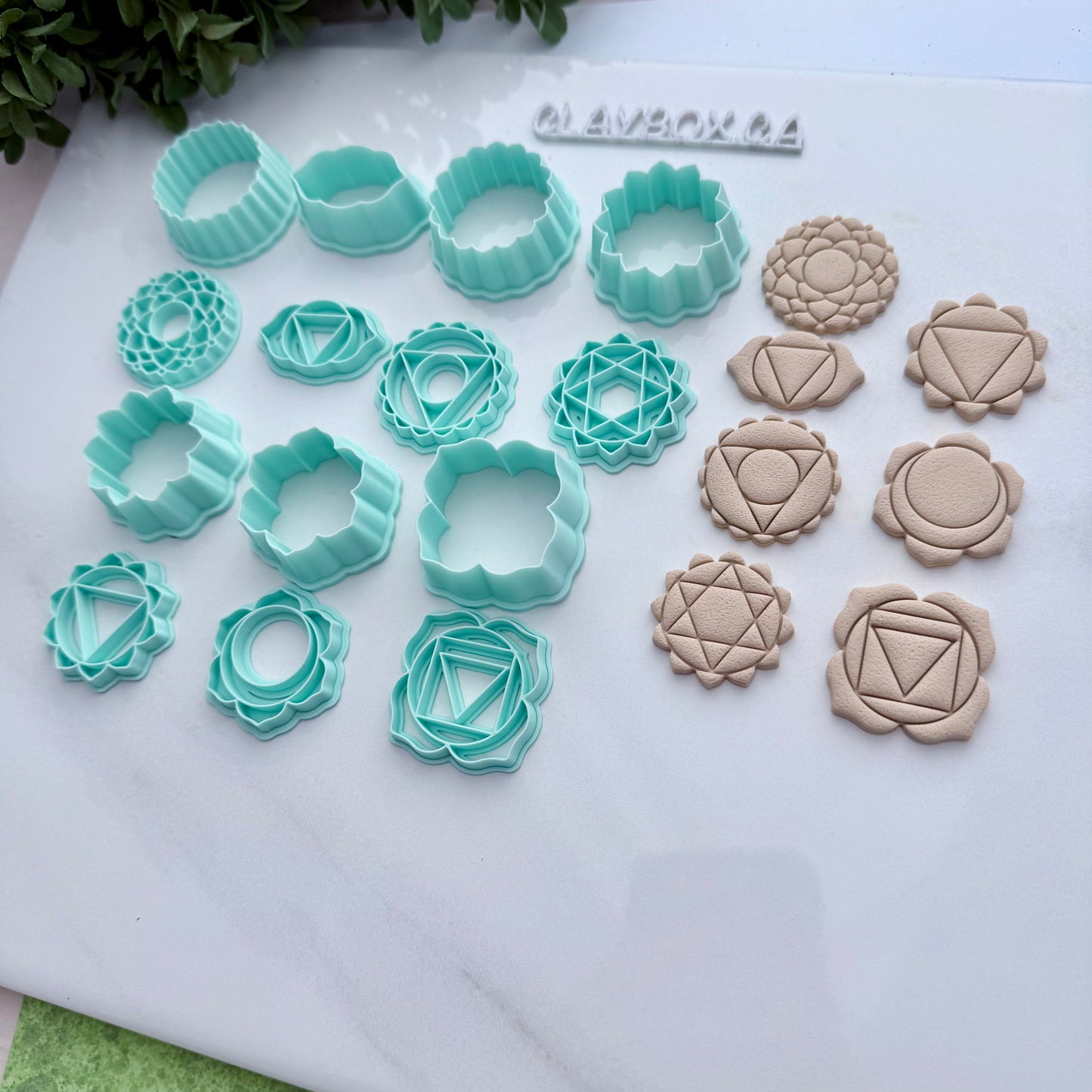 Chakra Stamp & Cutter Set – Sacred Geometry Polymer Clay Tools