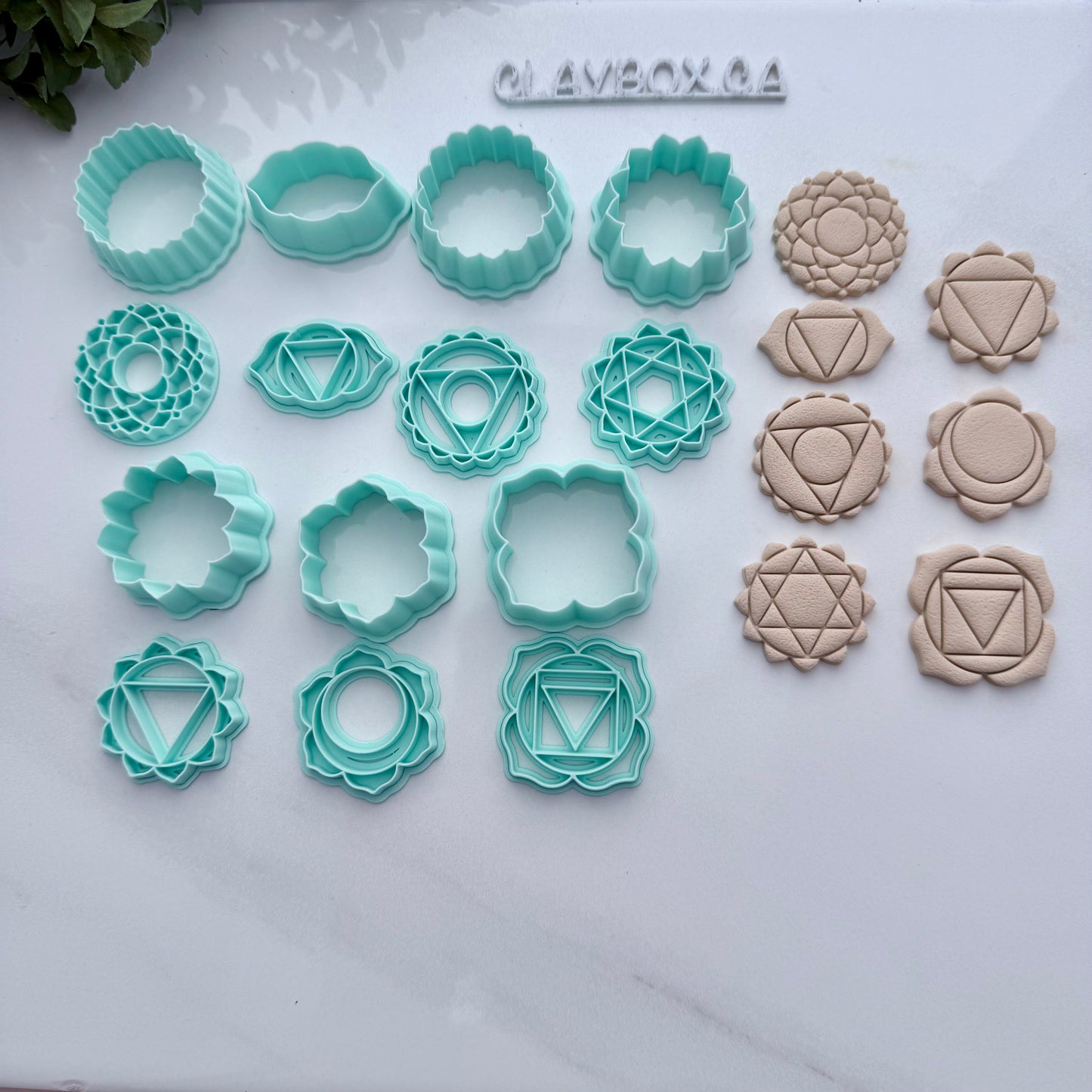 Chakra Stamp & Cutter Set – Sacred Geometry Polymer Clay Tools