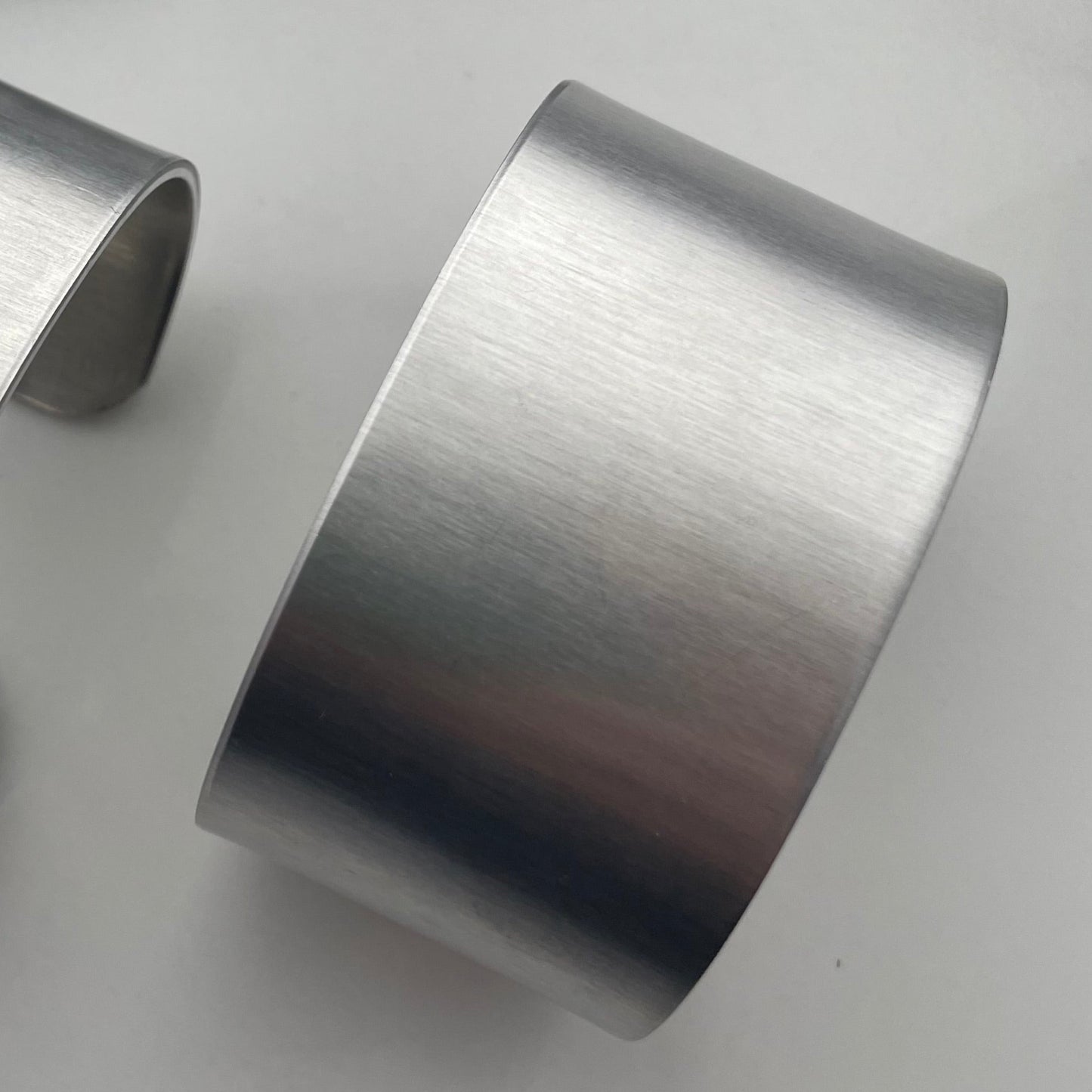 Metal cuff blank - for forming polymer clay bracelets