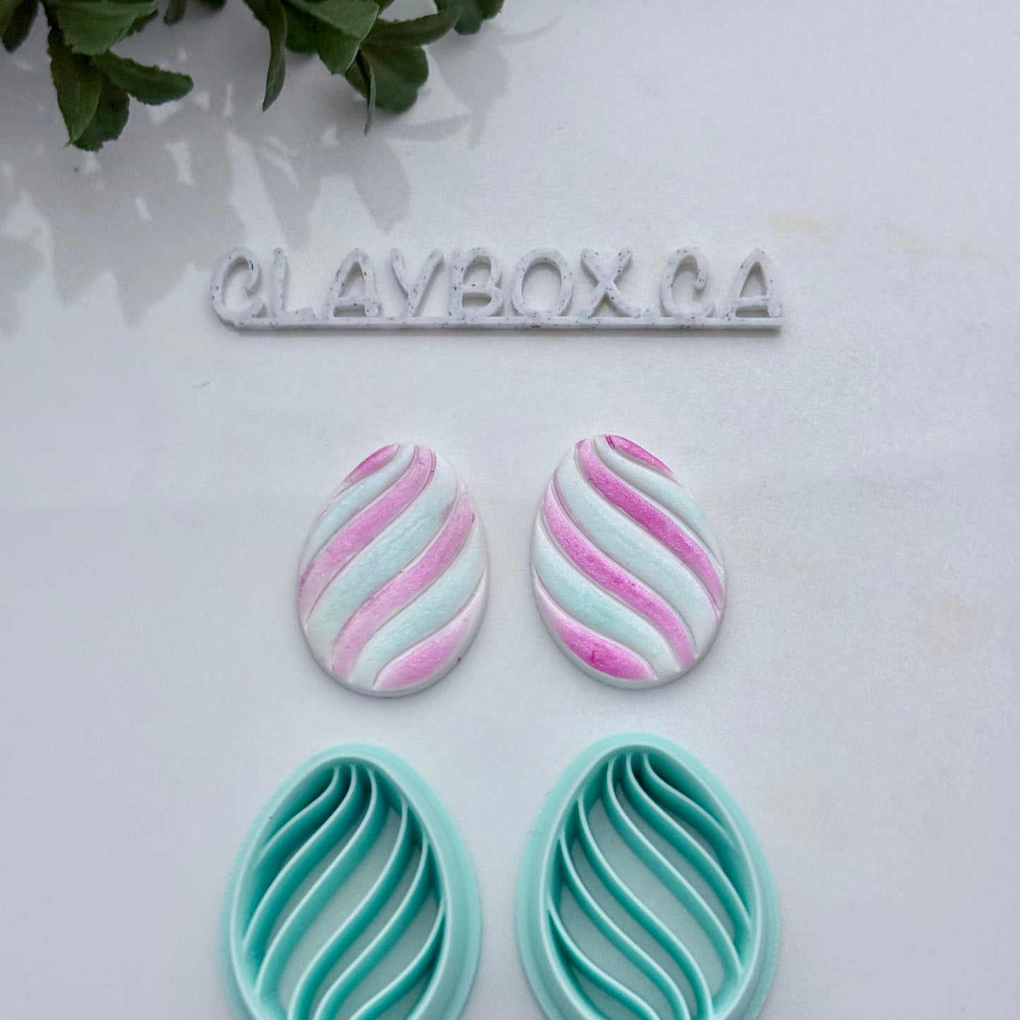 Easter Egg Clay Cutter Set – Polymer Clay Cutters with Swirly & Textured Designs – Perfect for Spring & Easter Crafts