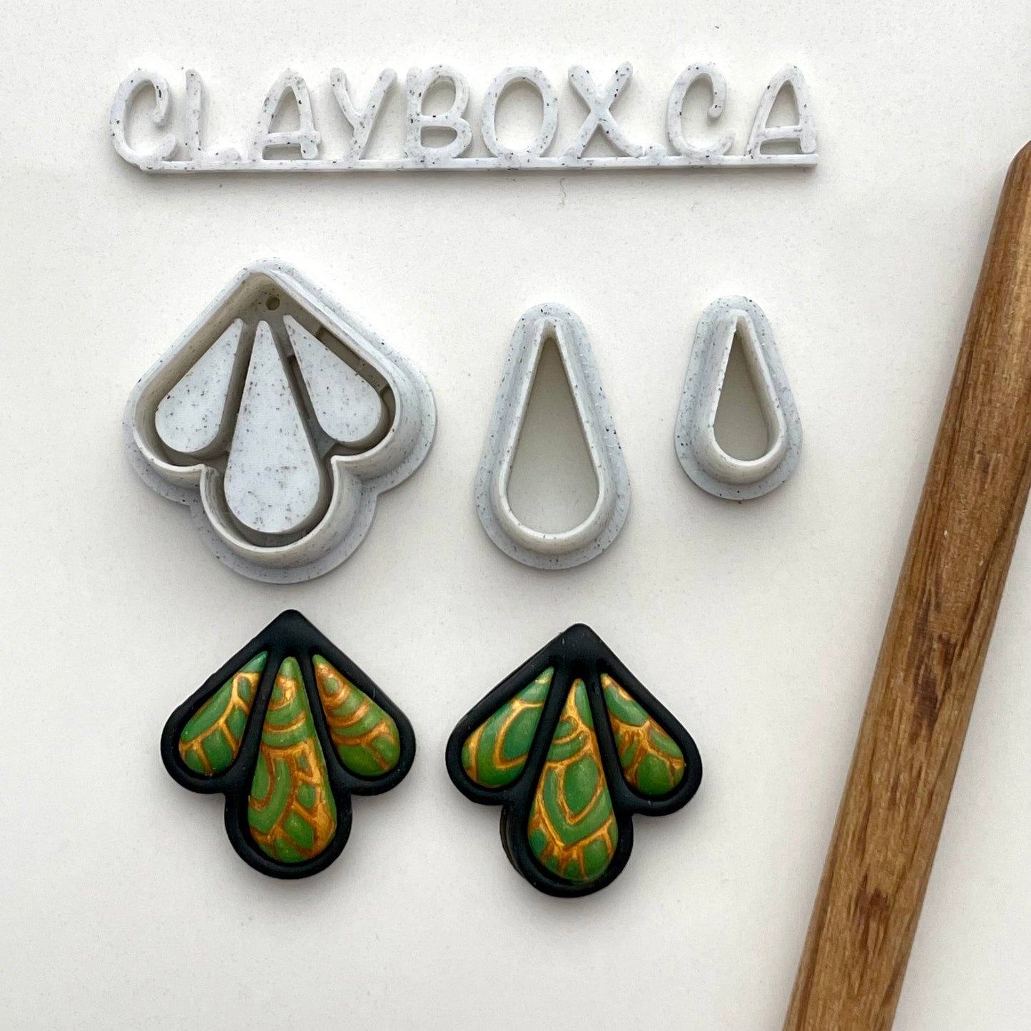 Triple teardrop bezel cutter set