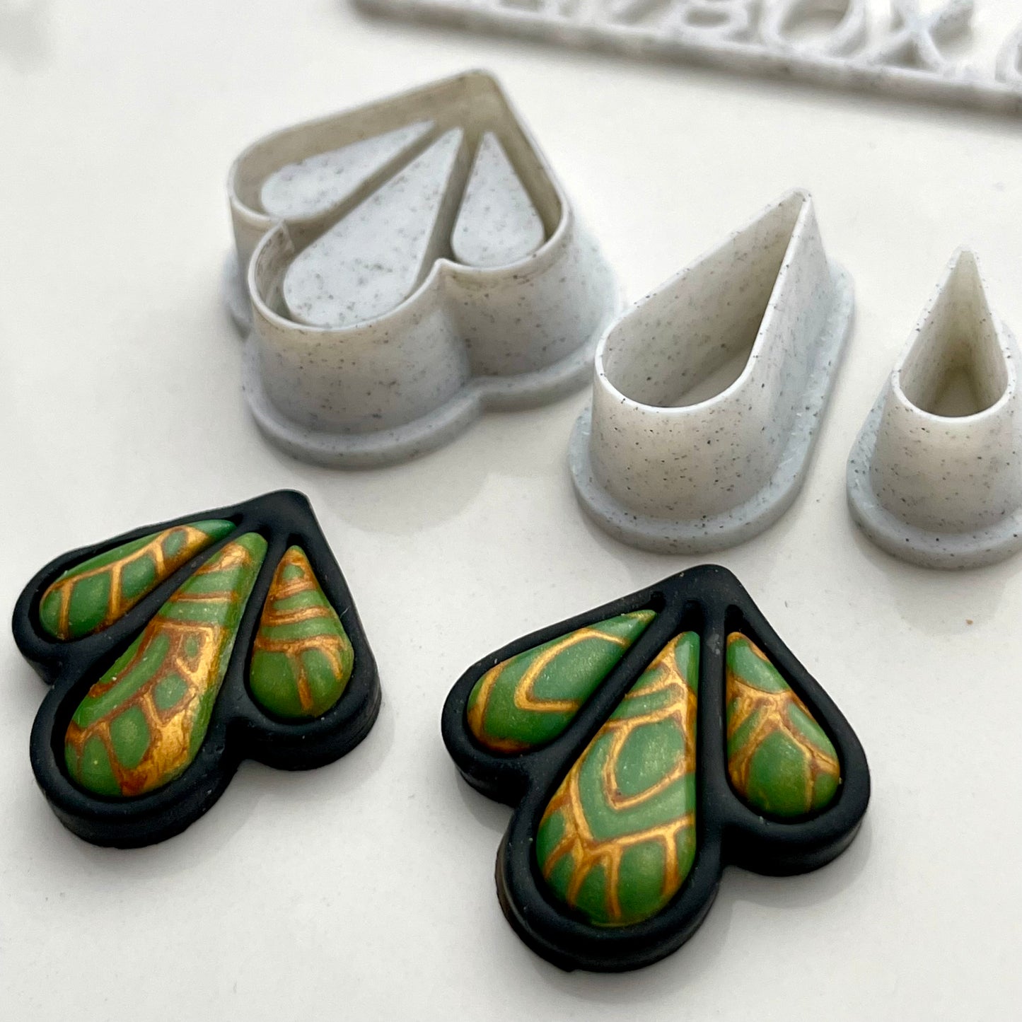 Triple teardrop bezel cutter set