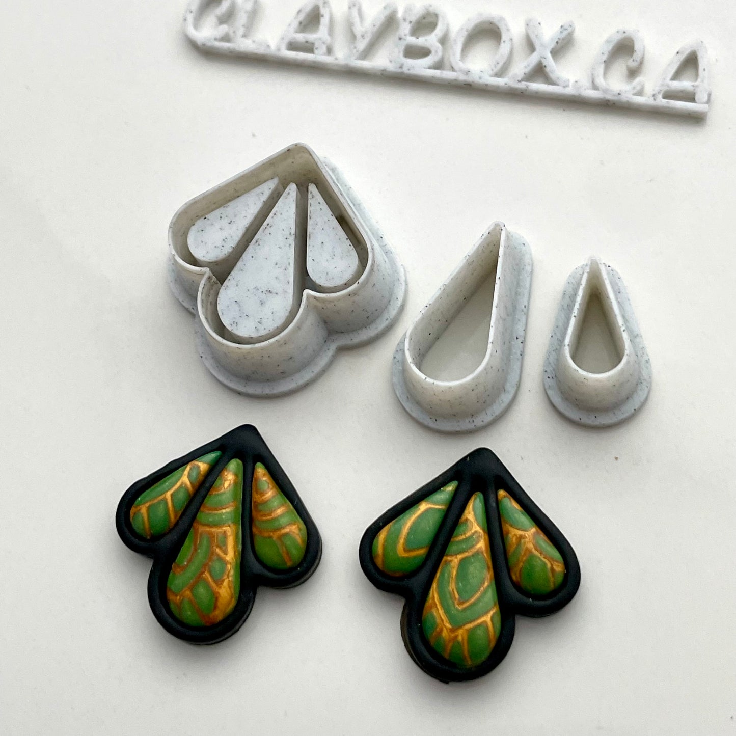 Triple teardrop bezel cutter set