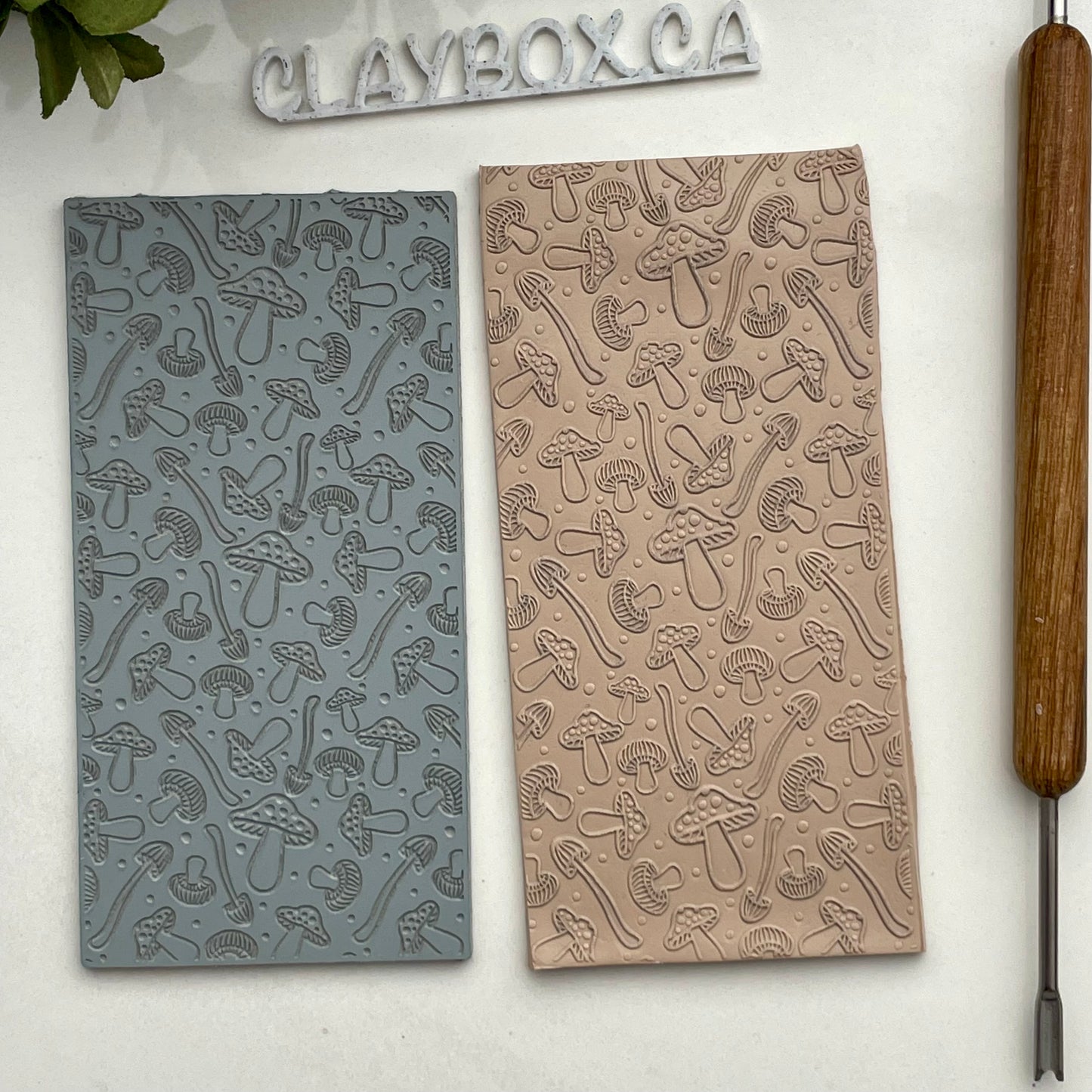 Mushrooms texture mat