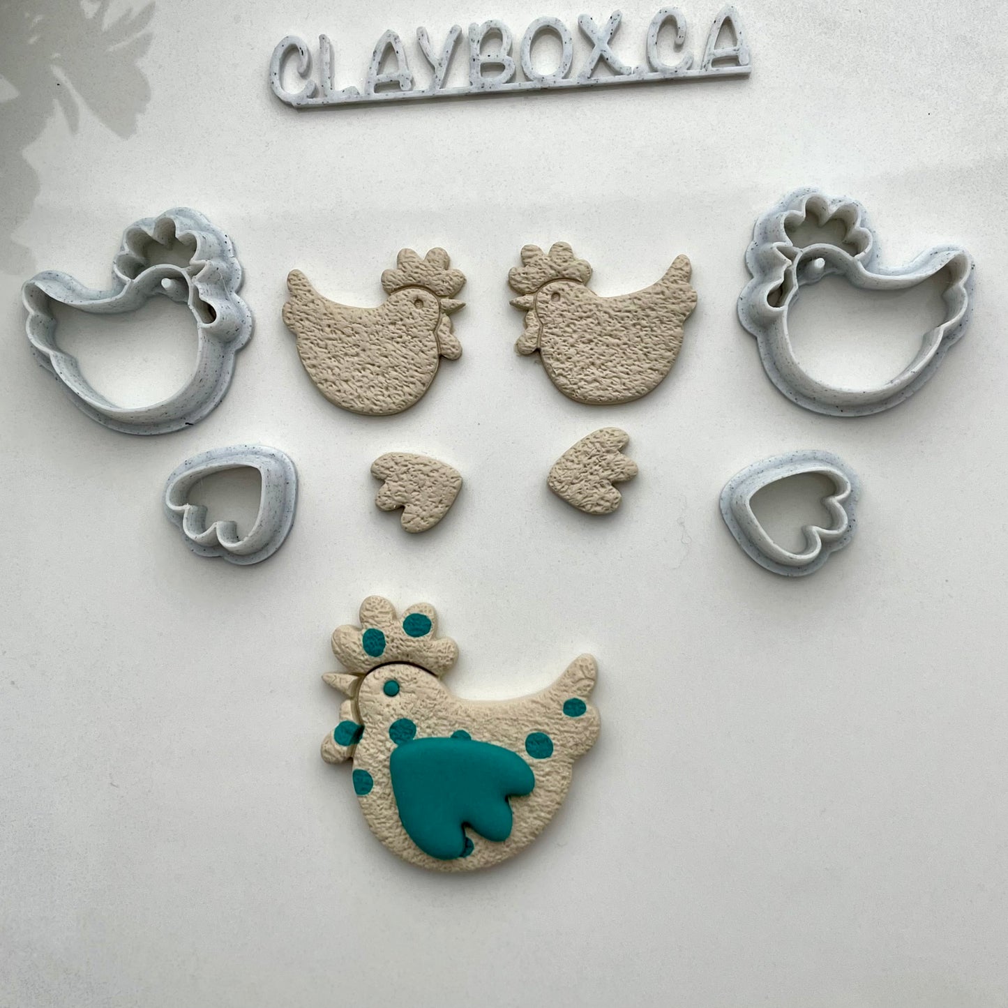 Whimsical chicken cutter set