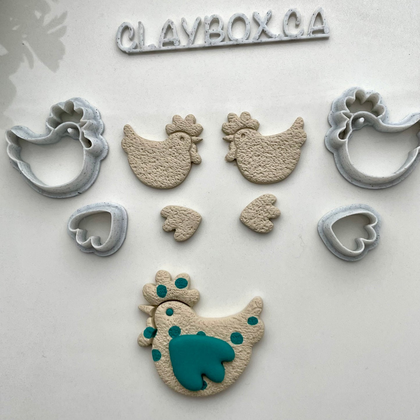 Whimsical chicken cutter set