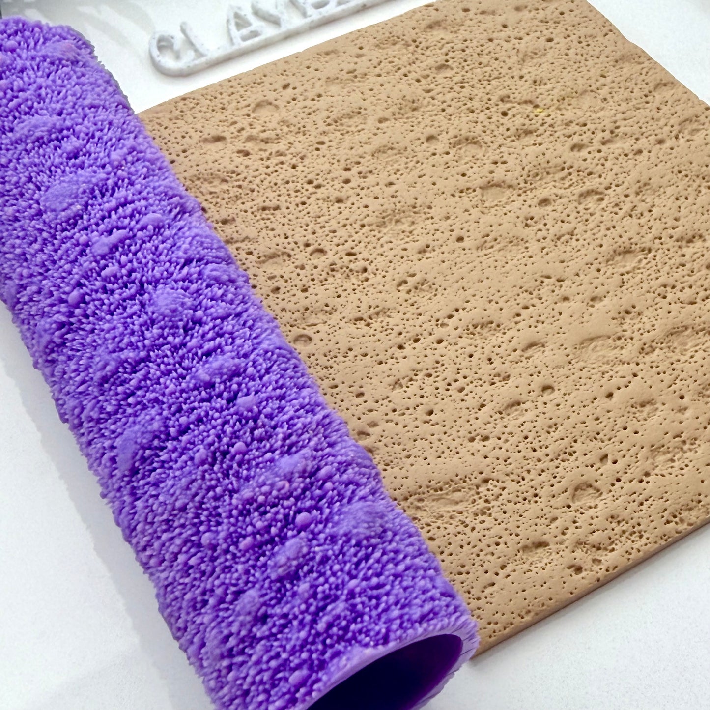 Pumice Texture Roller – Stone Texture Clay Roller – Polymer Clay Texture Tool – Natural Rock Surface Roller