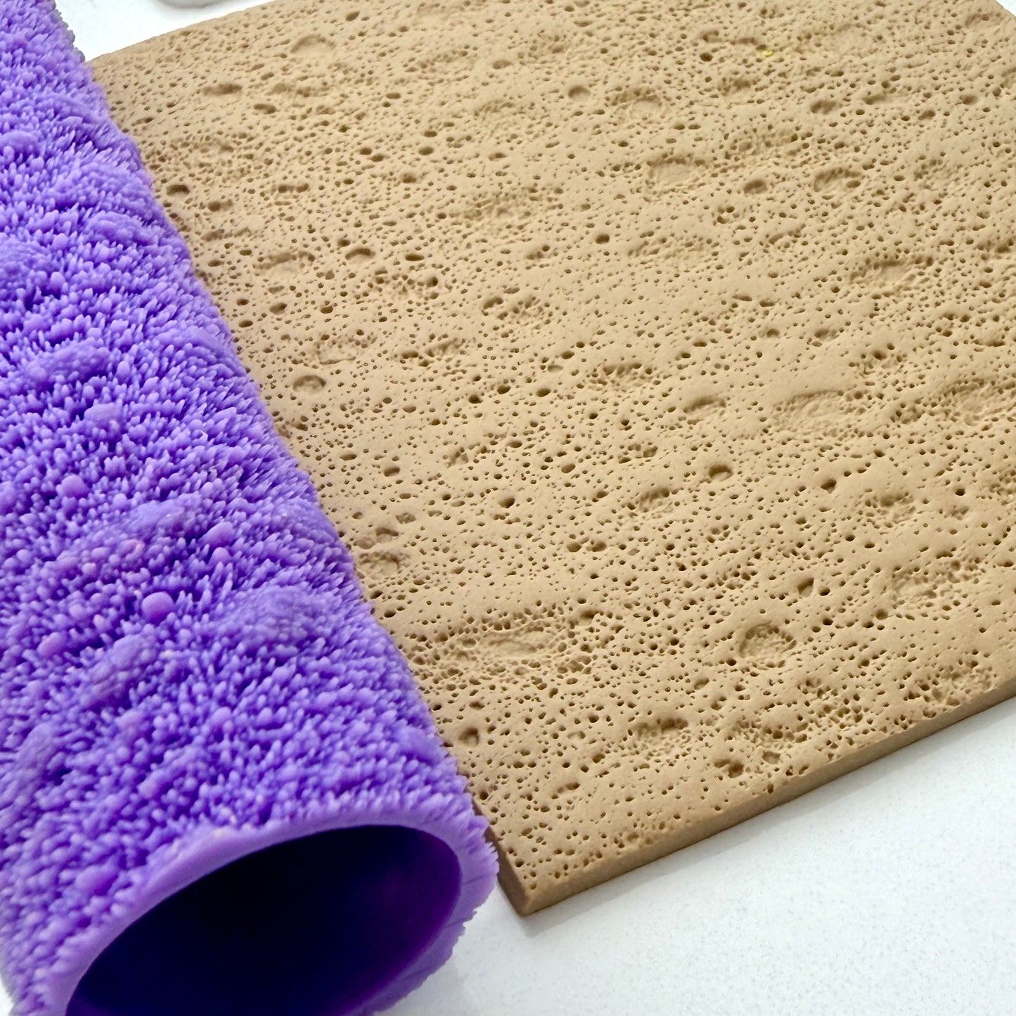 Pumice Texture Roller – Stone Texture Clay Roller – Polymer Clay Texture Tool – Natural Rock Surface Roller