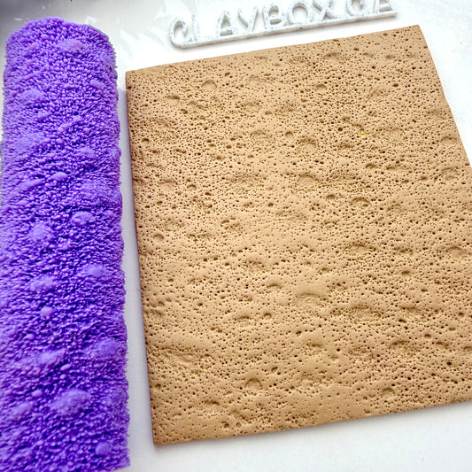 Pumice Texture Roller – Stone Texture Clay Roller – Polymer Clay Texture Tool – Natural Rock Surface Roller