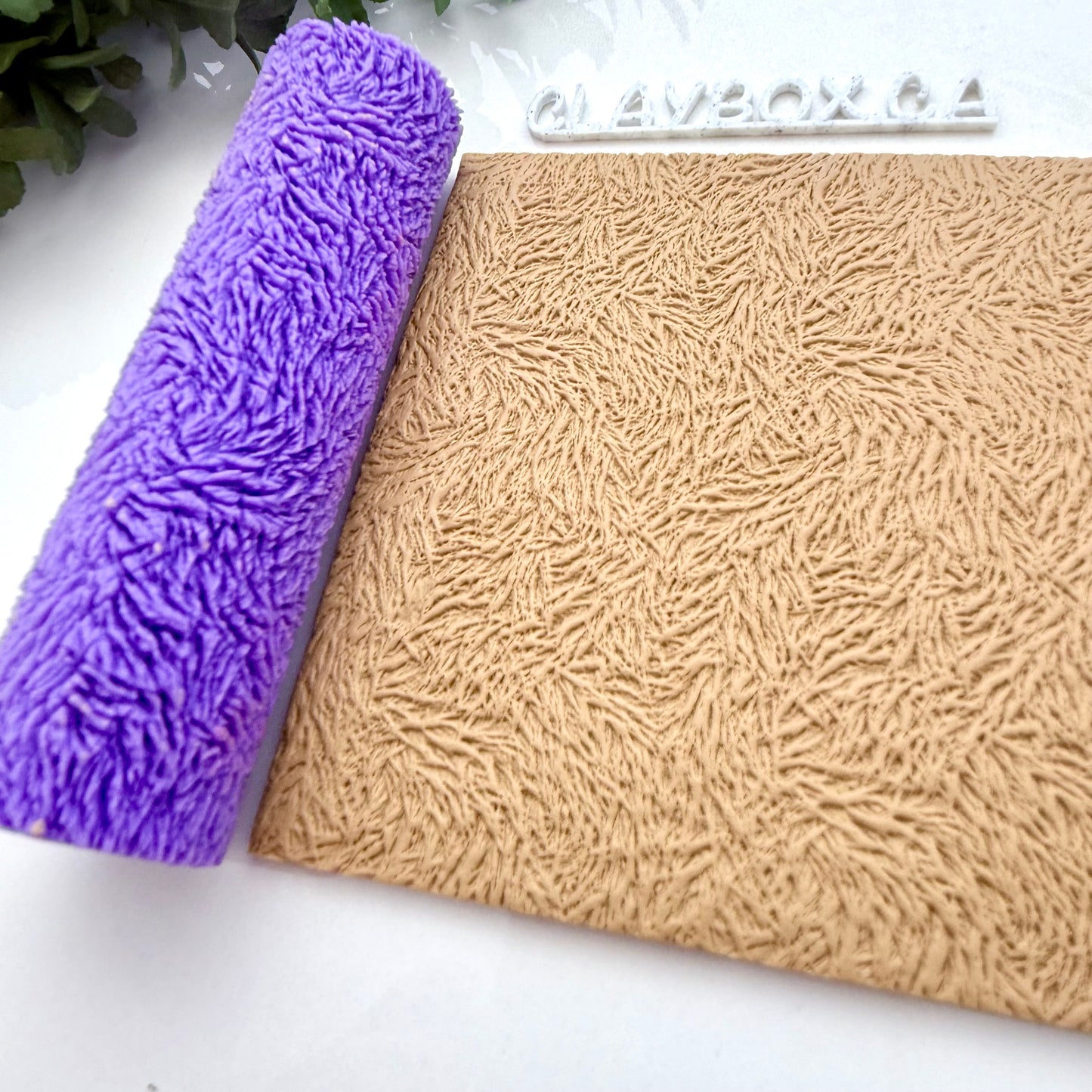 Fur Texture Roller – Animal Fur Clay Texture Roller – Polymer Clay Texture Tool – Faux Fur Clay Roller