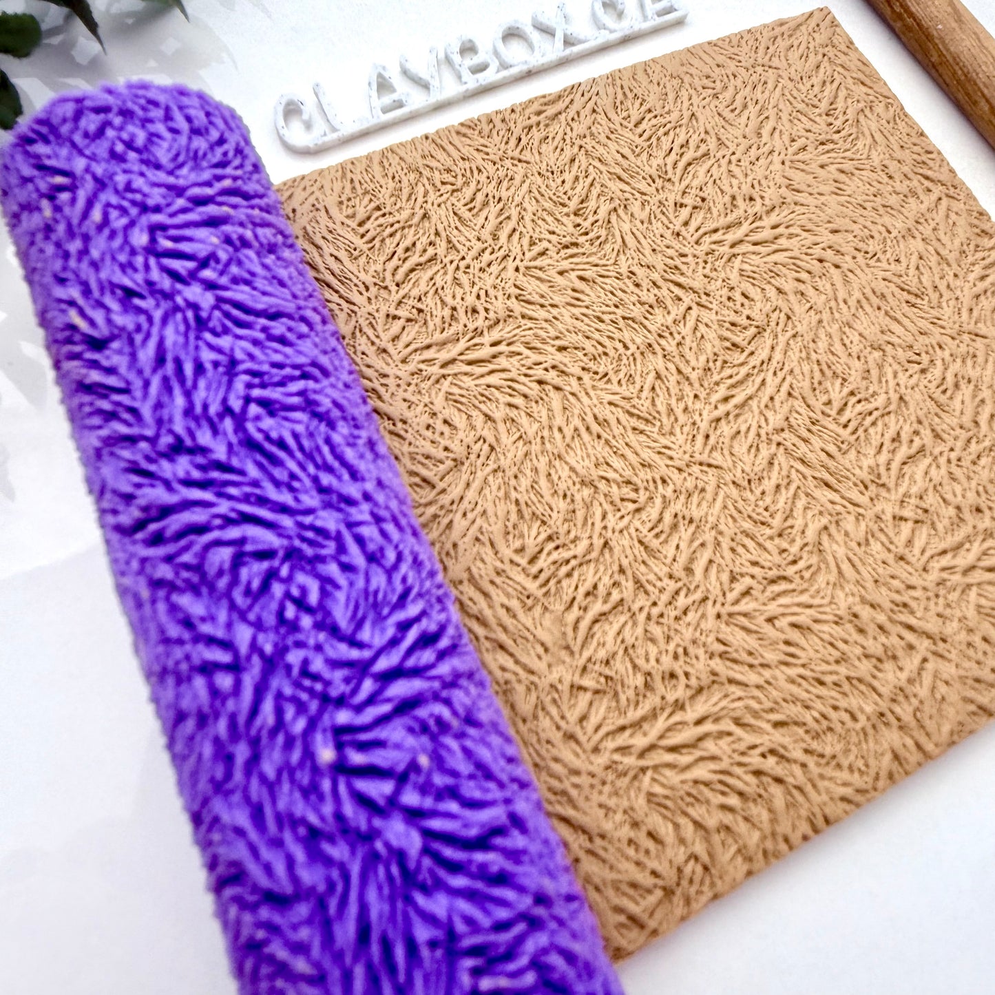 Fur Texture Roller – Animal Fur Clay Texture Roller – Polymer Clay Texture Tool – Faux Fur Clay Roller