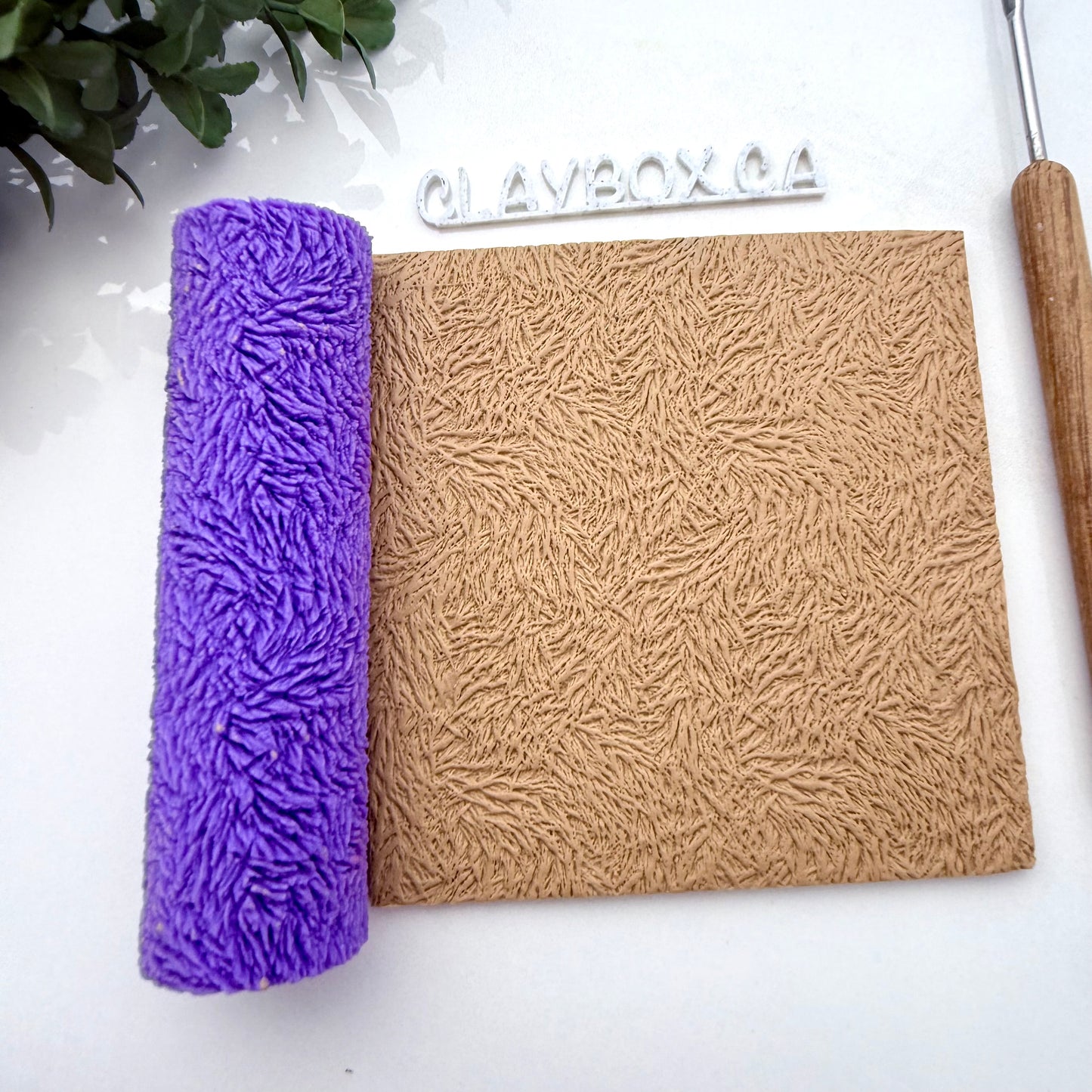 Fur Texture Roller – Animal Fur Clay Texture Roller – Polymer Clay Texture Tool – Faux Fur Clay Roller