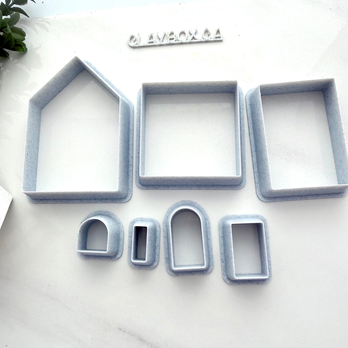 Tea Light House Cutter Set for Clay | Pottery House Cutters & Stamps | Luminary House Kit | Polymer Clay & Ceramic Tools